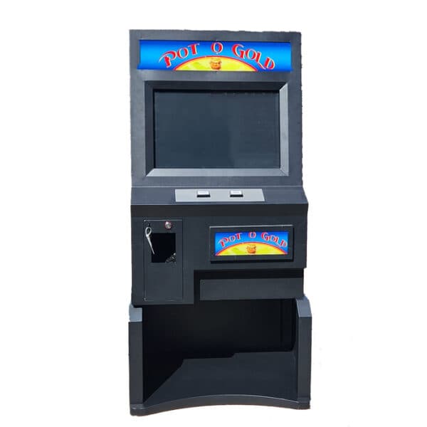 Pot of Gold Metal Upright Cabinet with Base